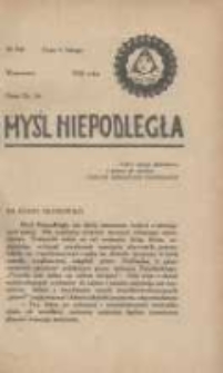 Myśl Niepodległa 1928 Nr904