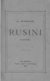 Rusini. Powieść