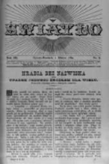 Światło. Pismo Ludowe Ilustrowane Poświęcone Nauce i Rozrywce. 1889 R.3 nr3