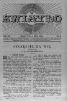Światło. Pismo Ludowe Ilustrowane Poświęcone Nauce i Rozrywce. 1889 R.3 nr5