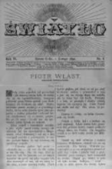 Światło. Pismo Ludowe Ilustrowane Poświęcone Nauce i Rozrywce. 1892 R.6 nr3