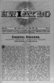 Światło. Pismo Ludowe Ilustrowane Poświęcone Nauce i Rozrywce. 1895 R.9 nr9