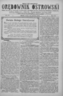 Orędownik Ostrowski: pismo na miasto i powiaty Ostrowski i Odolanowski oraz miast Ostrowa, Odolanowa, Sulmierzyc i Raszkowa 1926.12.24 R.75 Nr103