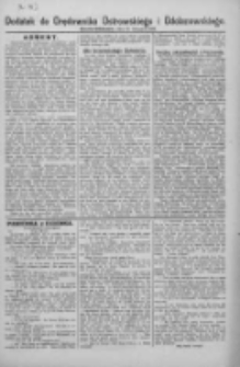 Dodatek do Orędownika Ostrowskiego i Odolanowskiego 1926.11.30
