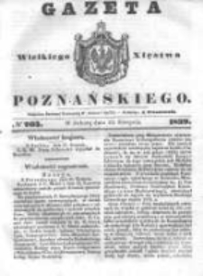Gazeta Wielkiego Xięstwa Poznańskiego 1839.08.31 Nr203