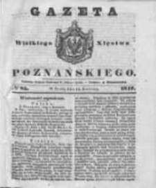 Gazeta Wielkiego Xięstwa Poznańskiego 1842.04.13 Nr85