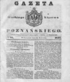 Gazeta Wielkiego Xięstwa Poznańskiego 1842.04.28 Nr97