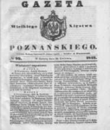 Gazeta Wielkiego Xięstwa Poznańskiego 1842.04.30 Nr99