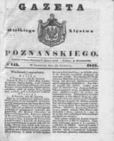 Gazeta Wielkiego Xięstwa Poznańskiego 1842.06.23 Nr143