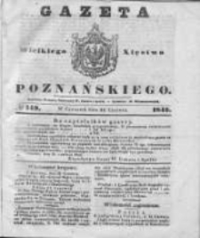 Gazeta Wielkiego Xięstwa Poznańskiego 1842.06.30 Nr149