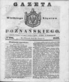 Gazeta Wielkiego Xięstwa Poznańskiego 1842.08.23 Nr195