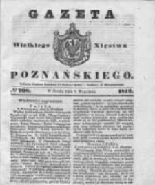 Gazeta Wielkiego Xięstwa Poznańskiego 1842.09.07 Nr208