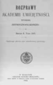 Rozprawy Akademii Umiejętności. Wydział Historyczno-Filozoficzny. Serya II. 1902. Tom 16