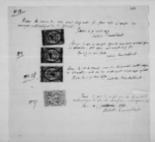 Dokumenty dotyczące sprzedaży dzieł matematycznych Hoene-Wrońskiego Janowi Działyńskiemu