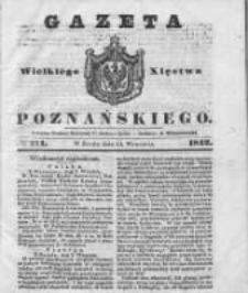 Gazeta Wielkiego Xięstwa Poznańskiego 1842.09.14 Nr214
