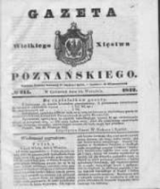 Gazeta Wielkiego Xięstwa Poznańskiego 1842.09.15 Nr215