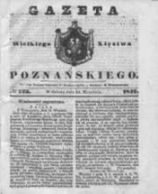 Gazeta Wielkiego Xięstwa Poznańskiego 1842.09.24 Nr223