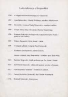 Luźne informacje o Sierpowskich