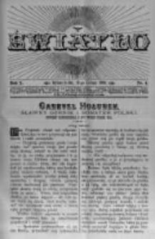 Światło. Pismo Ludowe Ilustrowane Poświęcone Nauce i Rozrywce. 1896 R.10 nr4