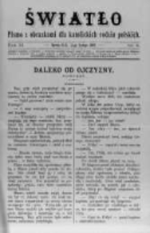 Światło. Pismo z Obrazkami dla Katolickich Rodzin Polskich. 1897 R.11 nr6