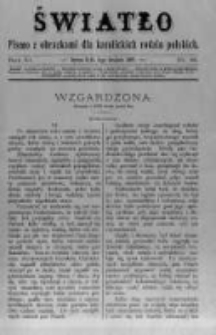 Światło. Pismo z Obrazkami dla Katolickich Rodzin Polskich. 1897 R.11 nr48