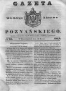 Gazeta Wielkiego Xięstwa Poznańskiego 1843.03.13 Nr61