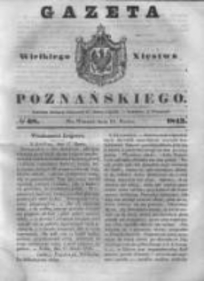 Gazeta Wielkiego Xięstwa Poznańskiego 1843.03.21 Nr68
