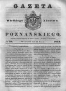 Gazeta Wielkiego Xięstwa Poznańskiego 1843.03.23 Nr70