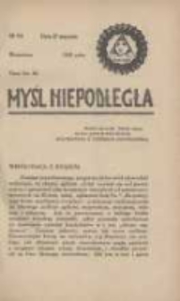 Myśl Niepodległa 1928 Nr901