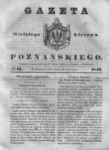 Gazeta Wielkiego Xięstwa Poznańskiego 1843.01.16 Nr13