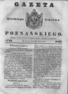 Gazeta Wielkiego Xięstwa Poznańskiego 1843.01.25 Nr21