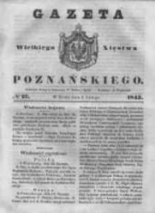 Gazeta Wielkiego Xięstwa Poznańskiego 1843.02.01 Nr27