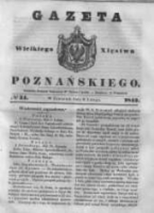 Gazeta Wielkiego Xięstwa Poznańskiego 1843.02.09 Nr34