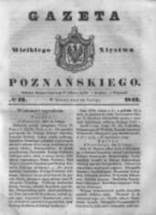 Gazeta Wielkiego Xięstwa Poznańskiego 1843.02.18 Nr42