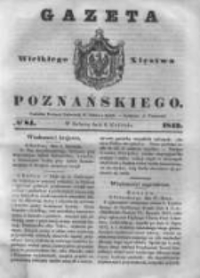 Gazeta Wielkiego Xięstwa Poznańskiego 1843.04.08 Nr84