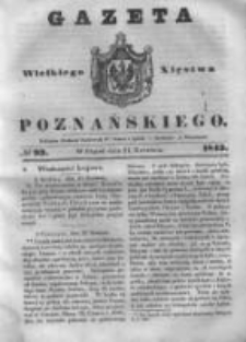 Gazeta Wielkiego Xięstwa Poznańskiego 1843.04.21 Nr93
