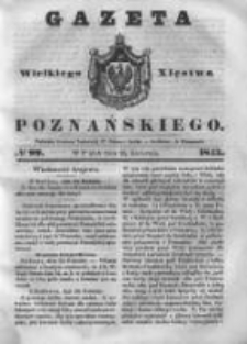 Gazeta Wielkiego Xięstwa Poznańskiego 1843.04.28 Nr99