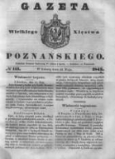 Gazeta Wielkiego Xięstwa Poznańskiego 1843.05.13 Nr111
