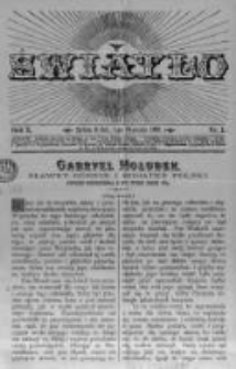 Światło. Pismo Ludowe Ilustrowane Poświęcone Nauce i Rozrywce. 1896 R.10 nr1