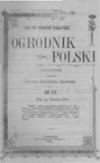 Ogrodnik Polski. 1902 R.24 nr17