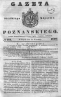 Gazeta Wielkiego Xięstwa Poznańskiego 1843.09.15 Nr216