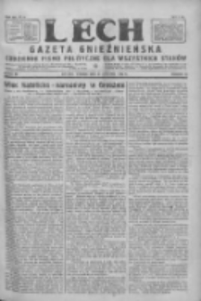 Lech. Gazeta Gnieźnieńska: codzienne pismo polityczne dla wszystkich stan&oacute;w 1928.01.31 R.30 Nr25