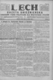 Lech. Gazeta Gnieźnieńska: codzienne pismo polityczne dla wszystkich stanów 1928.02.15 R.30 Nr37