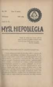 Myśl Niepodległa 1928 Nr909