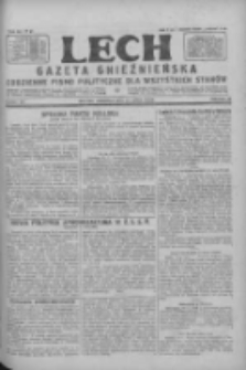 Lech.Gazeta Gnieźnieńska: codzienne pismo polityczne dla wszystkich stanów 1928.07.22 R.30 Nr167