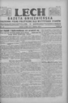 Lech.Gazeta Gnieźnieńska: codzienne pismo polityczne dla wszystkich stanów 1928.08.07 R.30 Nr180