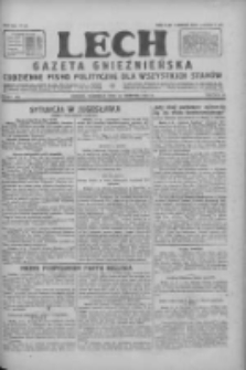 Lech.Gazeta Gnieźnieńska: codzienne pismo polityczne dla wszystkich stanów 1928.08.12 R.30 Nr185