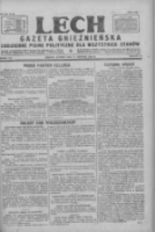 Lech.Gazeta Gnieźnieńska: codzienne pismo polityczne dla wszystkich stanów 1928.08.21 R.30 Nr191