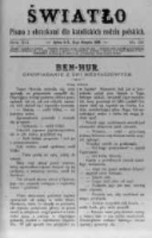Światło. Pismo z Obrazkami dla Katolickich Rodzin Polskich. 1898 R.12 nr33
