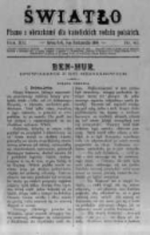 Światło. Pismo z Obrazkami dla Katolickich Rodzin Polskich. 1898 R.12 nr40